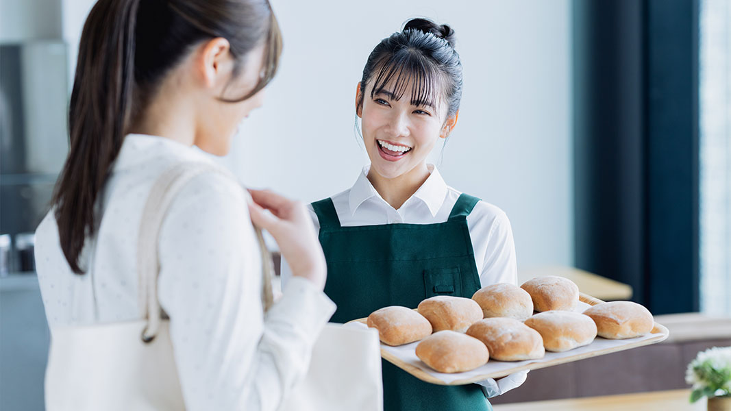 ベーカリーのメニュー