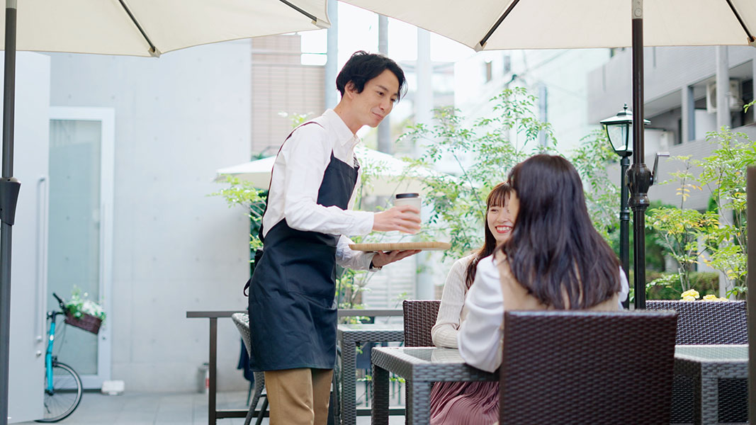 カフェのメニュー表