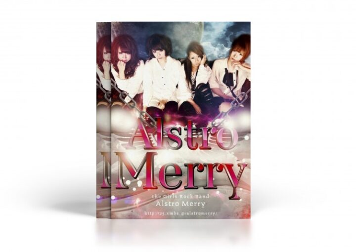 ガールズバンドのチラシ