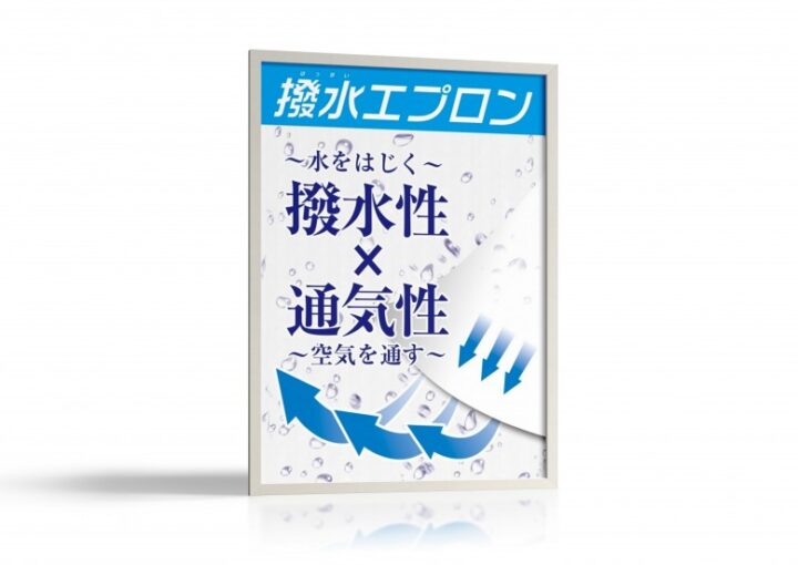 機能素材の展示会パネル