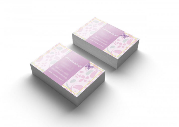 ネイルサロン_名刺デザイン