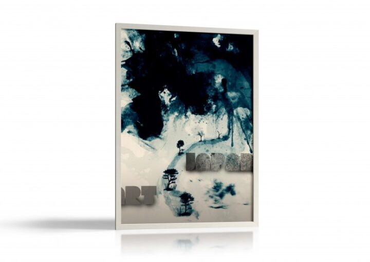 アートイベントの和風ポスター