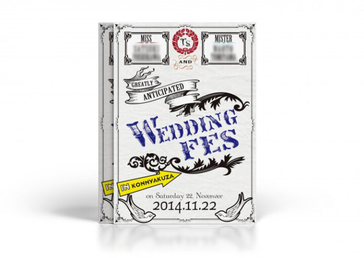 ウェディングイベントのチラシ