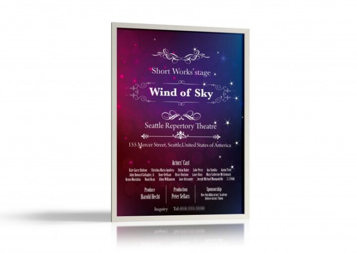 海外公演のポスター