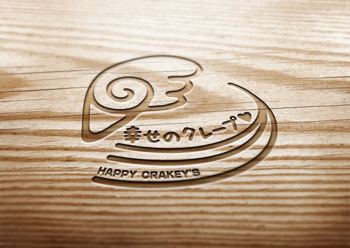 クレープ専門店のロゴ