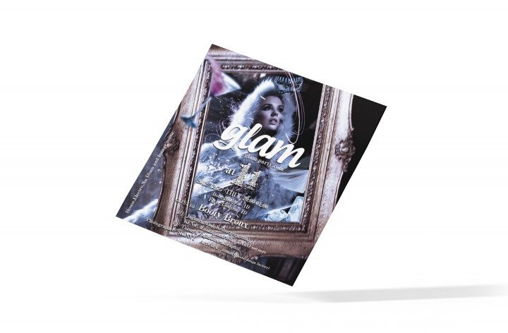 冬のクラブイベントのチラシ