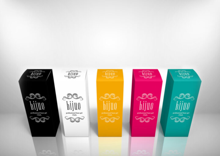 ジェルネイルパッケージのデザイン作成例