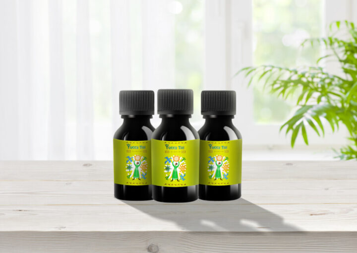 サプリのラベルデザイン作成例