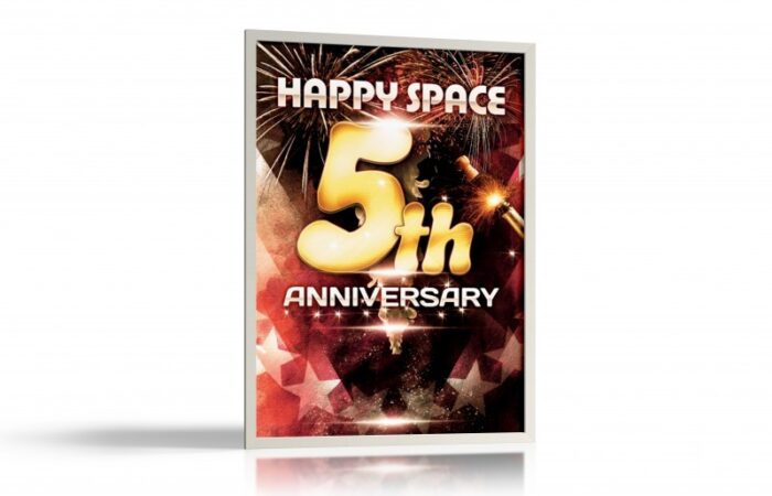 ポスター制作事例 – イベント5周年記念のポスターデザイン