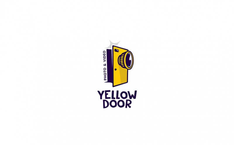 黄色いドアのロゴマーク