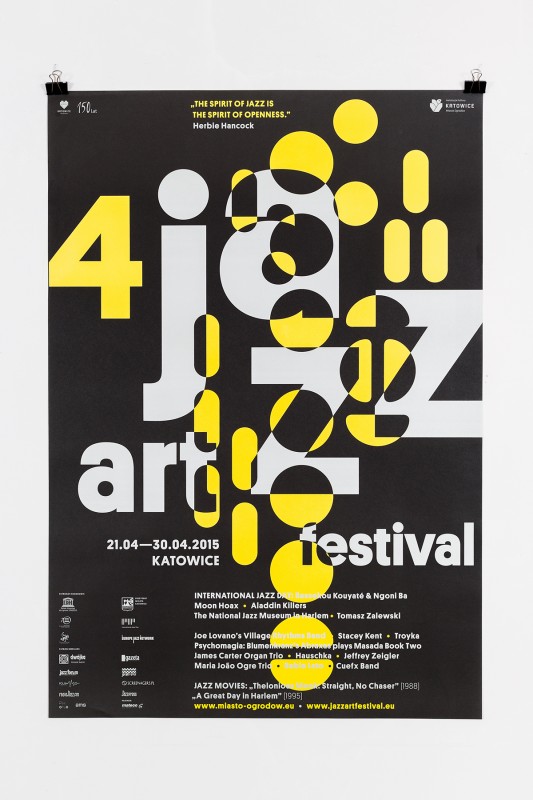 ジャズフェスティバルのポスターデザイン