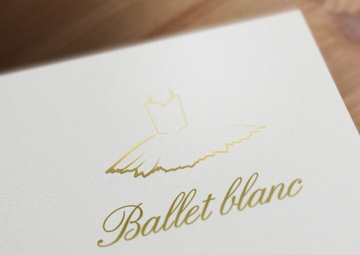 バレエスタジオのロゴ制作例