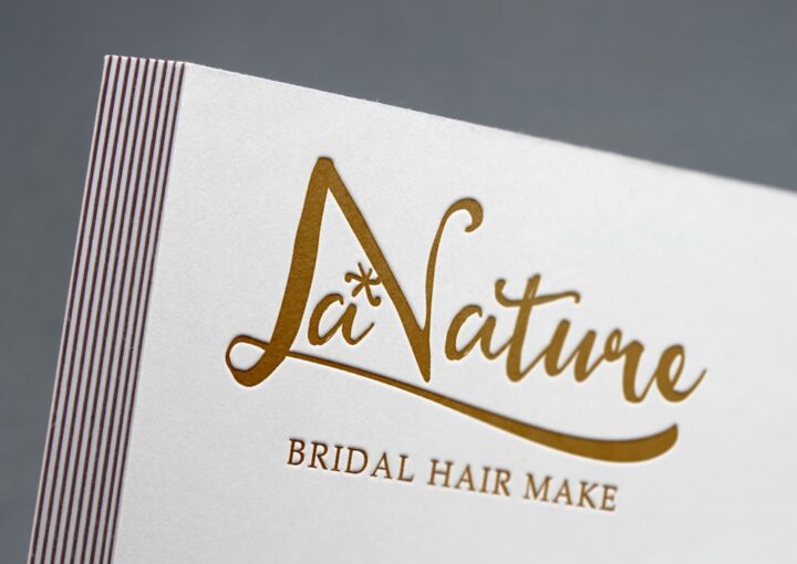 ブライダルヘアメイクのロゴデザイン作成例
