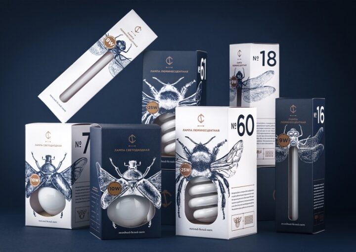 コンセプトが際立つ商品パッケージ