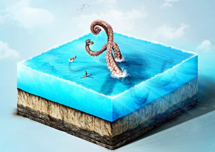 写真加工が美しい広告デザインたち