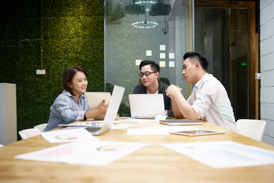 デザインの打ち合わせ