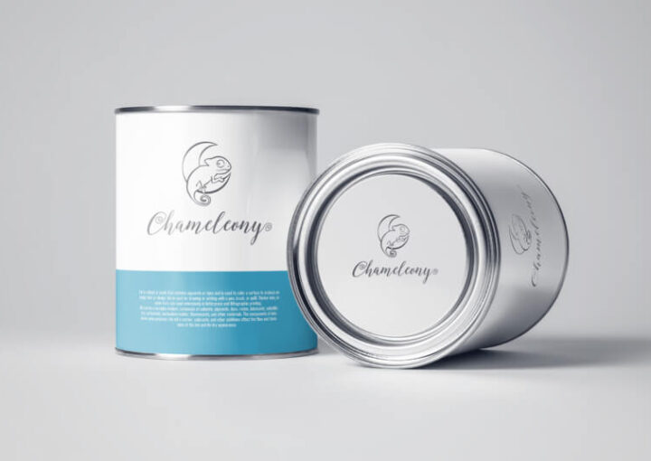 塗料・雑貨ショップのロゴデザイン