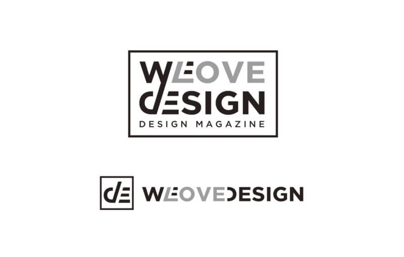 デザインWEBマガジンのロゴ制作例