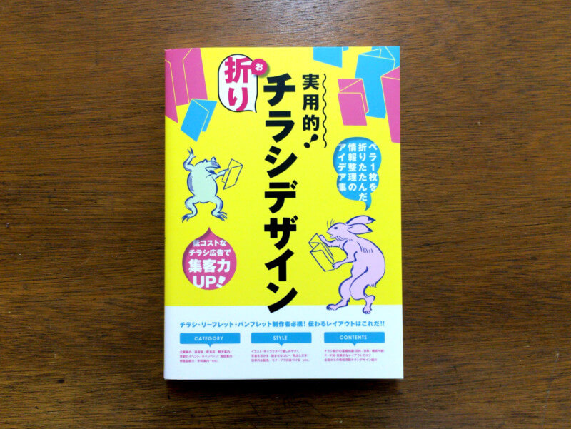 実用的な折チラシデザイン