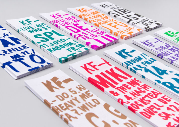 フライヤーデザインのカラーバリエーション