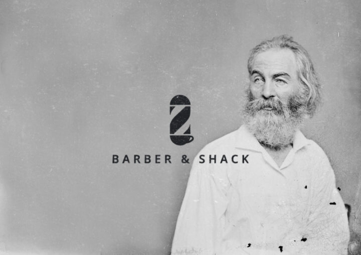 クラシック＆ミニマルな理髪店のロゴデザイン