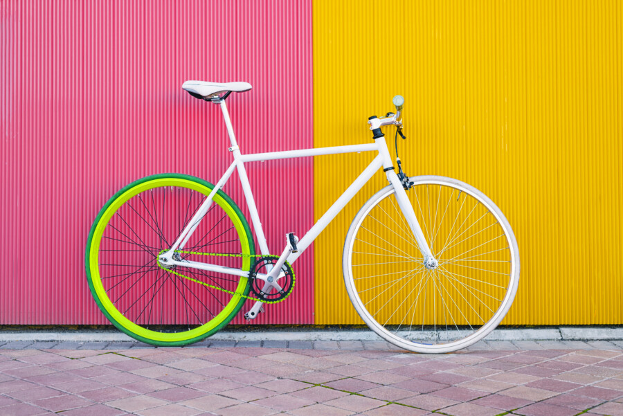 自転車をモチーフにしたロゴについて