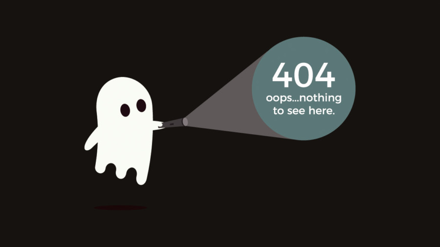 404ページのデザイン