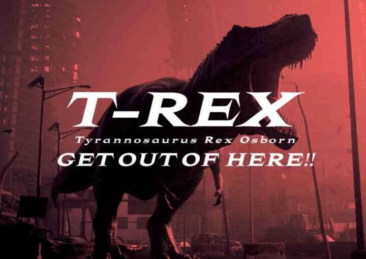 フリーフォント「T-REX」