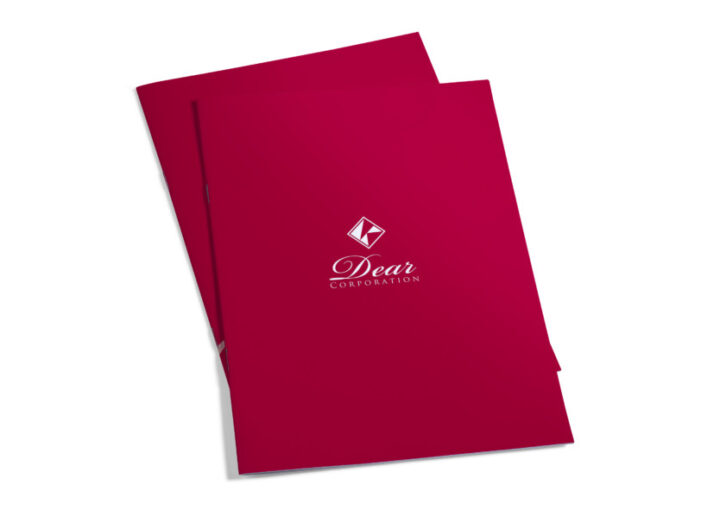 コスメ開発・サロン運営会社の会社案内のデザイン