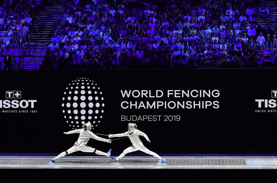 フェンシング世界選手権2019のロゴ