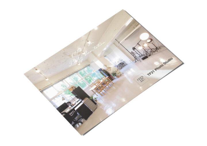 フォトスタジオ新規開設をお知らせするDM