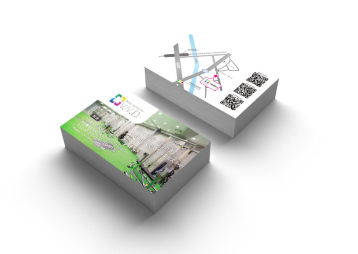 スポーツジムのショップカードデザイン