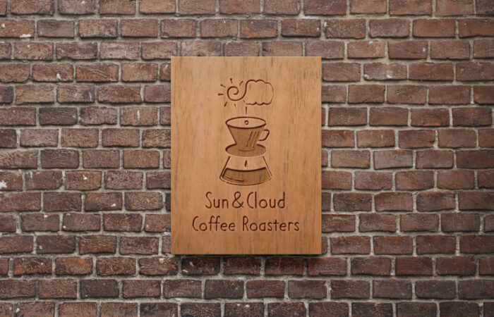 ロゴ制作事例 - 手描き感に親しみのあるコーヒーロースターのロゴデザイン