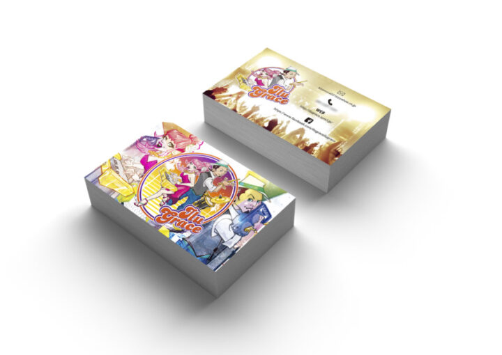 アーティストの名刺デザイン