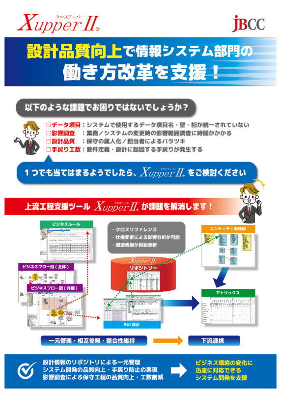 システム開発支援ツールの展示会向け電飾パネル_B1サイズ