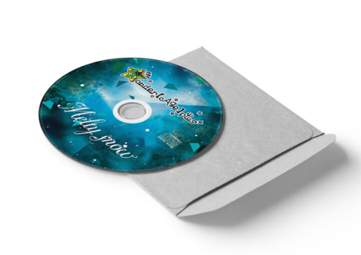 アーティストのCD盤面デザイン