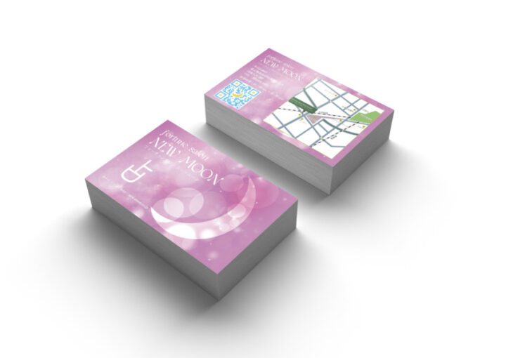 占いサロンのショップカードデザイン