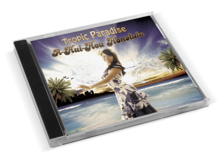 ハワイアンミュージックのアーティストのCDジャケットデザイン