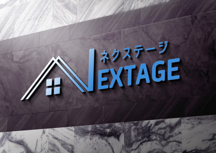 シンボルとイニシャルを融合した不動産賃貸会社のロゴデザイン