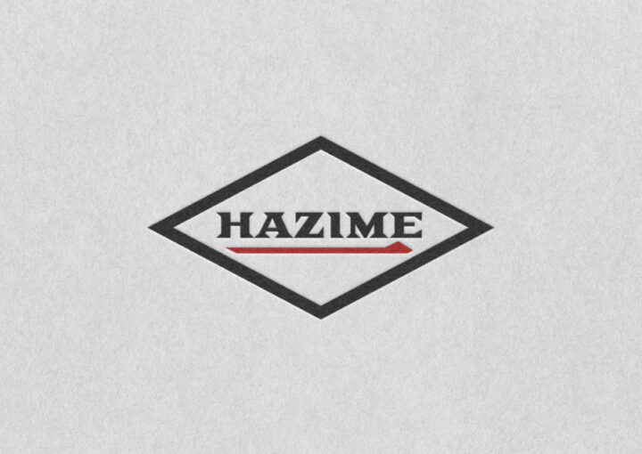 防水工事企業の家紋風ロゴデザイン