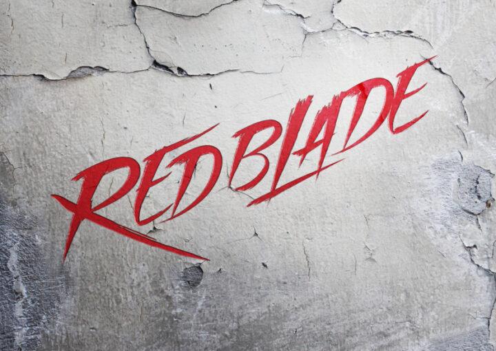 アクション映画のタイトルロゴデザイン