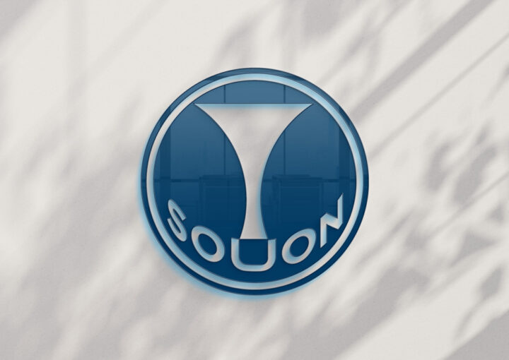 三味線サークルのミニマルなロゴデザイン