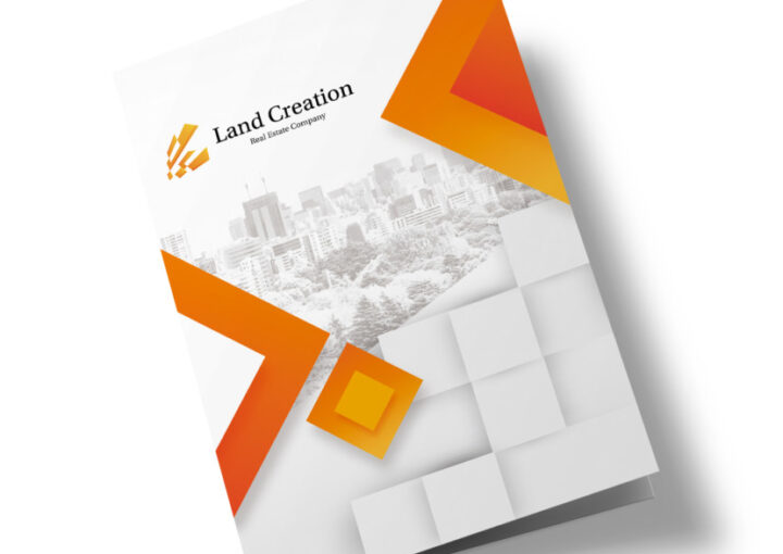 不動産仲介会社の会社案内作成例_表紙