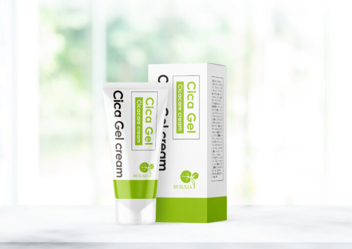 美容クリームのパッケージデザイン