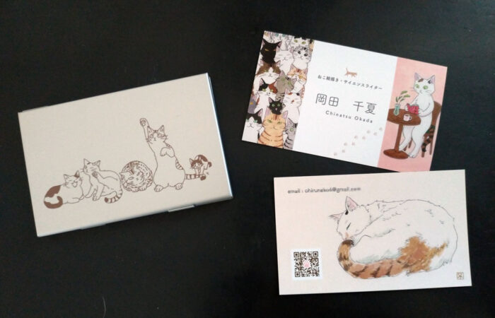 名刺を作成したお客様の声 「雰囲気のある素敵な名刺を作っていただきました」