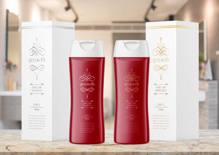 シャンプー&トリートメントパッケージデザイン