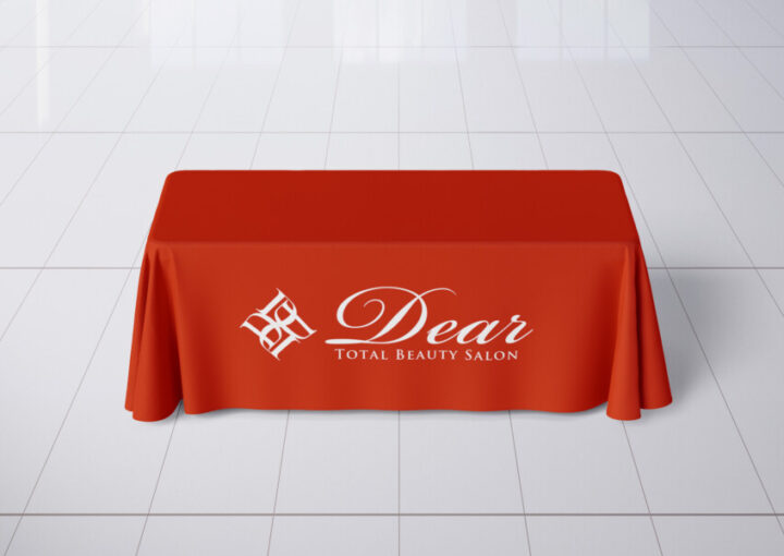 展示会ブース用のクロスデザイン作成例1