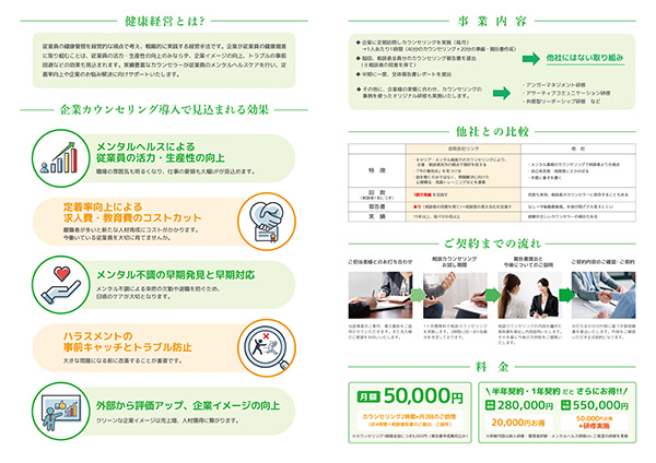 事業案内パンフレットデザイン5