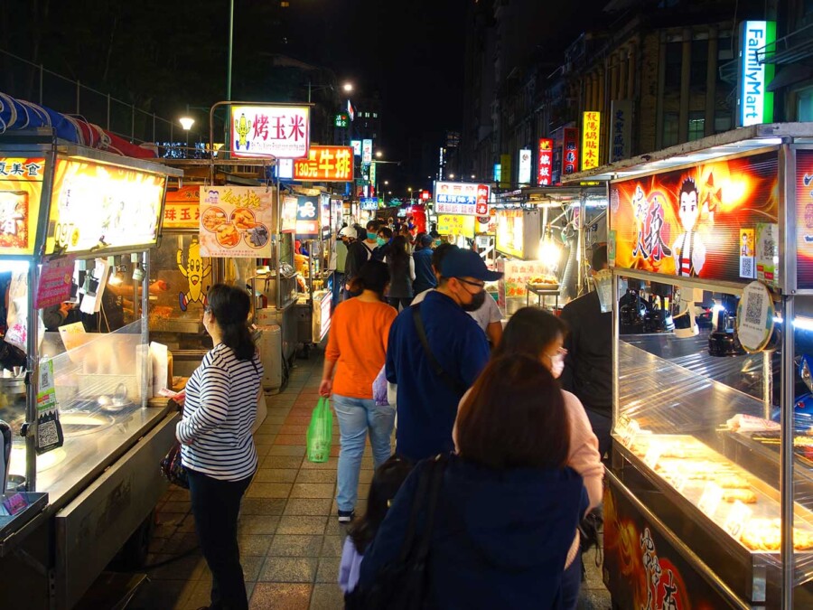 台湾の夜市