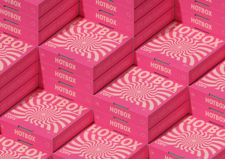 ドーナツショップのパッケージデザイン